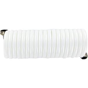 SpringHose PUW615B9-M-11S-AMZ Light Polyurethane Drinking Water Safe Marine/RV Recoil Hose, White, 3/8-Inch by 15-Foot