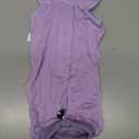 Cat Surgery Recovery Suit Cat Onesie for Cats After Surgery Spay Surgical Abdominal Wound Skin Diseases E-Collar Alternative Wear (Purple-L)
