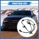 ABS Wheel Speed Sensor Compatible for Kia Optima 2012-2016 2.0L 2.4L, Custom Plastic Black Front Left Driver Side No.59810-4C000 Item Replacement