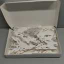 5Pcs Christmas Paper Snowflake Lanterns, Large Christmas Paper Star Lanterns with Lights & Banner White Hanging Snowflake Lamps for Xmas Winter Frozen Weddings Birthday Holiday Party Decorations