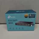 TP-Link 8 Port Gigabit Switch | Easy Smart Managed | Plug & Play | Desktop/Wall-Mount | Sturdy Metal w/ Shielded Ports | Support QoS, Vlan, IGMP and LAG (TL-SG108E)