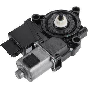 Motoforti Front Left Driver Side Power Window Motor Assembly, Window Lift Motor, for Hyundai Tucson 2016-2022 with Auto Up and Down, Metal, No.82450D3010, Black