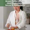 haakaa Manual Breast Pump for Breastfeeding, Silicone, Clear 4oz/100ml