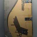 Aluminum Chaise Lounge Chair Outdoor with Wheels, Patio Lounge Chair with Adjustable 5-Position Recliner and Full Flat Tanning Chair for Patio, Beach, Pool, Khaki