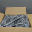 HOUSE DAY Heavy Duty Plastic Hangers 60 Pack, Non Slip Clothes Hangers with Rubber Pads and 360 Hook - Thin 0.2 Inch, Space Saving Coat Hanger Grey, Closet Organizer for Shirt, Pants, Suit, Skirt (Gray)