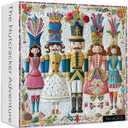 PICKFORU Nutcracker Adventure Puzzles for Adults 1000 Pieces, Patchwork Jigsaw Puzzles Embroidery, Hard Unique Textiles Puzzle,Soldiers Doll Toys Theme as Wall Art Decor
