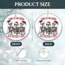 5 x Skeleton Ornament 2025  White Elephant Gift, Look at Me Being All Festive & Sh*t Ornament, Dark Humor Christmas Tree Decoration, Sarcastic Skeleton Gift for Friends & Coworkers