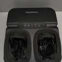 MOUNTRAX Foot Massager Machine with Heat, Foot Massager for Plantar Fasciitis, Neuropathy Pain, Shiatsu Foot Massager with Remote, Fits Feet Up to Men Size 12 (Black)