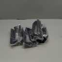 Thyle 4 Pcs 6 x 6 Inches Vinyl Post Sleeve Black Adjustable Post Skirt Base Eusable Column Wrap Trim for 3 to 6.5 Inch Porch Fence Deck Stairs Rails