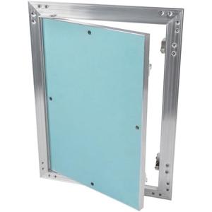 Vent Systems 10" x 14" Inch Aluminum Drywall Access Panel – Recessed Metal Rectangular Inspection Door for Wall, Ceiling, Plumbing, HVAC System – Indoor Use for Home, Garage, Office Renovation, Repair