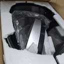 BestOffice | 13 Gallon Trash Can with Lid | Automatic Touchless Garbage Can | Odor Control | Modern Oval Design | Easy to Clean | Stainless Steel | Fits Any Kitchen, Bathroom, Office or Home