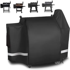 Utheer Grill Cover for Pit Boss 820 Deluxe, Pro Series 850, Z Grill 700 Series, Heavy Waterproof BBQ Grill Cover for 820D PB820FB Wood Pellet Grill, 600D Heavy Duty Fabric