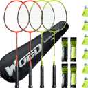 Professional Carbon Fiber Badminton Rackets Badminton Racquet for Backyards Gym