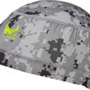 MISSION Cooling Helmet Liner - Lightweight & Breathable - Cools Up to 2 Hours - UPF 50 Sun Protection - Machine Washable (Digital Camo Gray)