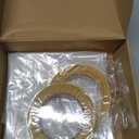 Transparent Window Weather Sealing Tape 3 Inch x 33 FT Weather Stripping Residue-Free Clear Window Insulation Caulk Tape for Shower Glass Gaps and Clear Doors Windows Windproof