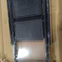 9 Step Ladder with Tray, Portable Step Stool for Adults, Heavy Duty Wide Anti-Slip Sturdy Steel Folding Step Stool Used for Office, Garage, Kitchen & Painting
