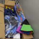 Swing Sets for Backyard, Toddler Swing Set with 1 Saucer Swing & 1 Belt Swing, 440lbs Heavy-Duty Swing Frame w/8 Ground Stakes, A Frame Outdoor Swingset for Kids and Adults for Backyard (Blue)