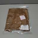 SOFIA'S CHOICE Women Faux Suede Skirt High Waist Ruched Asymmetrical Bodycon Mini Skirt Bronze Medium (Brown, M)