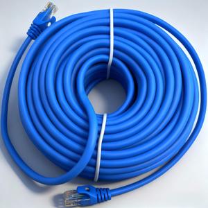 CAT6 RJ45 Ethernet Network Cable, Blue, Indoor/Outdoor, Multiple Lengths 3.3 ft-65.6 ft (1, 33 ft)