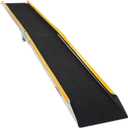 Ruedamann 71" Aluminum Loading Ramps for Pickup Trucks Trailers, Folding Motorcycle Ramp, 600Lbs Capacity, Snowmobile Ramp, ATV Truck Ramps for Dirt Bike, Tractor, Tailgate Bed, Usable Width 8.5", 1PC