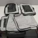 8 Set  Compression Packing Cubes for Travel, Lightweight Vacation Travel Essentials, Travel Accessories for Suitcase Organizer Bags Set, Durable Luggage Organizer