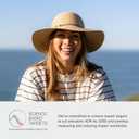 Sunday Afternoons Sol Seeker Hat - Women’s UPF 50+ Wide Brim Sun Hat with Adjustable Fit, Packable Lightweight Design for Beach, Gardening, or Summer Travel, Lagoon, Medium