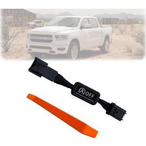 Auto Start Stop Eliminator for RAM 1500 2019-2024, Permanently Disable Engine Shut-Off System with Plug & Play Bypass Module