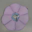 ETIAL Elizabethan Collar for Cats, Waterproof Pet Soft Cones After Surgery, Flower Shape Adjustable Drawstring Cone Collar for Stop Licking (Violet, L)