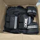 Adjustable Weighted Vest Men and Women 19lbs/ 30lbs/ 40lbs Weights with Reflective Stripe, Weight Vest Woman Workout Vest for Strength Training,Running & Walking (Black)