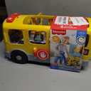 Fisher-Price Little People Toddler Learning Toy, Big Yellow Bus Musical Pull-Along Vehicle & 4 Figures for Pretend Play, Kids Ages 1+ Years, One Size