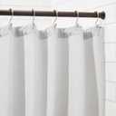 Amazon Basics No Drill Shower Curtain Tension Rod, Adjustable Length, 42-73", Bronze, Lightweight Metal