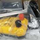 MorningRo Electric Fence for Preventing Animals Intruding 2 Mile 110VAC 0.15 Joule Electric Plug in Fence, 50 Black Insulator and 1 Socket Tool 250ft Aluminum Wire for Animals and Keep Out Predators