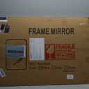 Delma Bathroom Mirror, Black Framed Bathroom Mirror for Over Sink, High-Definition Vanity Mirror, Versatile Mirror for Bathroom, Hangs Horizontally or Vertically(36x24, Black)