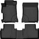 Cartist Floor Mats Custom Fit for Acura ILX 2013-2022 All Weather Floor Liners Front & 2nd Row Carpet Protection 3D TPE Heavy Duty Waterproof