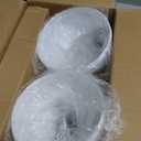 Halloween Decorations Outdoor Indoor, 2 Pack Spooky Ghost with Witch Hat, Scary Ghost Decorations with LED String Lights, Terrifying Halloween Decor for Home Outside Porch Garden Yard Lawn Party