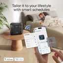 Dreo Smart Humidifiers for Bedroom, Top Fill 4L Supersized Humidifier Large Room with 28 dB, 36H Runtime, Touch/APP/Voice Control, Nightlight, Cool Mist Humidifiers for Baby, Plants, Indoor, Black