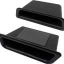2PCS Door Side Storage Box, Car Door Organizer, Phone Holder Front and Rear Doors Grab Handle Pocket Storages ABS Plastic, Passenger Storage Tray Organizer Accessory for Ford Mustang 2015-2021