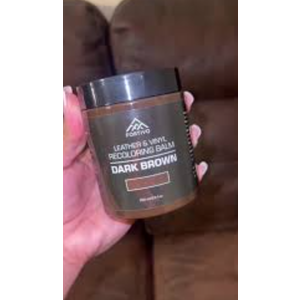 FORTIVO Leather Recoloring Balm With Mink Oil, Couch Repair Kit, Leather Dye And Restorer For Furniture
