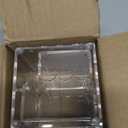 YAGELI Clear Acrylic Desk Organizer Set of 3, Magnetic Modular Pen Holder with Sticky Notes & Paperclip Tray, Aesthetic Desk Accessories for Home Office & Minimalist Decor