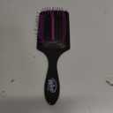Wet Brush Refresh and Extend Paddle Detangler, Black, Detangling Brush with Infused Charcoal Ultra-Soft IntelliFlex Bristles For All Hair Types, Removes Dirt, Excess Oils & Impurities