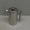 MuellerLiving French Press Coffee Maker 20oz, Stainless Steel French Press Coffee, 4 Filter Heat Resistant Double Insulated, Rust-Free, Food Grade, Dishwasher Safe Coffee Pot