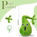 Sureio Plush Keychain Surgery Recovery Gifts 4.33" Plush Toy Keychain for Patient Digestive System Health Education Awareness