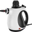 Handheld Steam Cleaner, Pressurized Steam Cleaner with 9pcs Accessories & Safety Lock (350ml White)