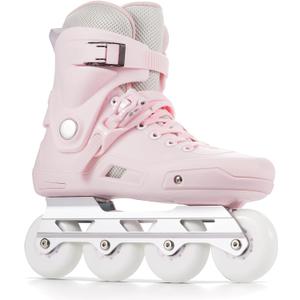 SWAY Professional Inline Skates for Adult, High Performance Roller Skates for Women Men, Racing Skates for Teens, Male, Female, Roller Blades Size 4-10, ABEC-11 Bearing (Pink, M - (4-5M/5-6W))