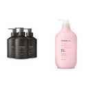 Method Gel Hand Soap, Vetiver + Amber, Reusable Black Aluminum Bottle, Biodegradable Formula, 12 oz & Body Wash, Pure Peace, Paraben and Phthalate Free, 28 oz