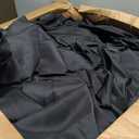 10 Pack 90x132 Inch Black Tablecloth for 6-8 Foot Rectangle Tables