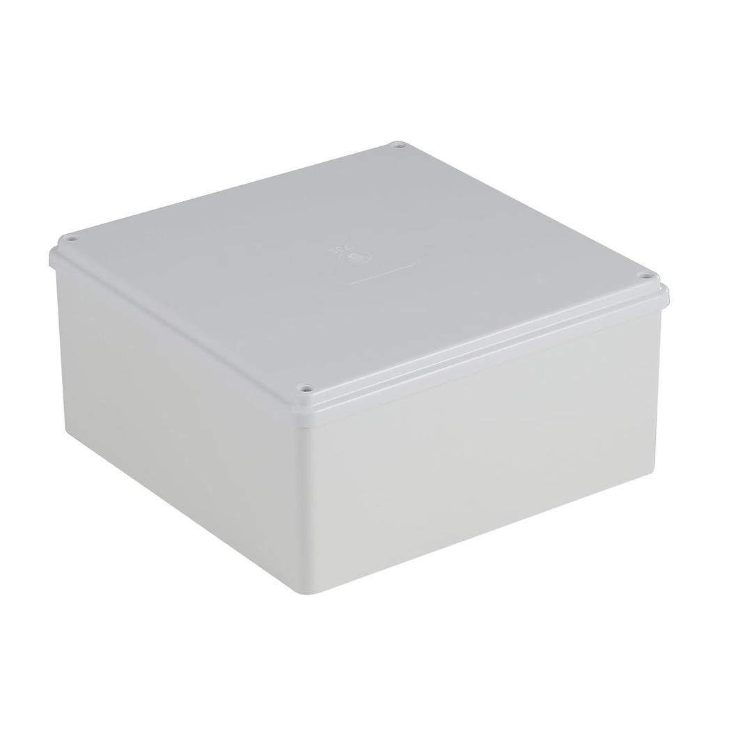 9" x 9" x 4" PVC Plastic Dustproof Waterproof Box IP65 Electrical Junction Boxes Project Junction Conduit Box for Outdoor Enclosure