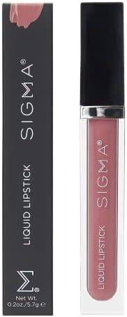 Sigma Beauty Liquid Lipstick – Bold and Luxurious Liquid Matte Lipstick with a Satin Finish - Clean, Vegan Cruelty Free Makeup (New Mod)