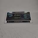 Rico Industries NHL Hockey Seattle Kraken Classic 12" x 6" Silver Bling Chrome Car/Truck/SUV Auto Accessory