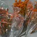 RECUTMS 8 Bundles Artificial Fall Flowers No Fade Faux Autumn Plants, Fake Indoor Outdoor Greenery for Thanksgiving Christmas Wedding Party Home Garden Fireplace Dcor (Golden)